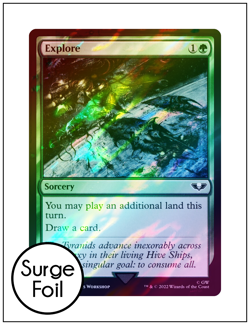 1x Explore, Surge Foil, Warhammer 40k, Magic MTG NM - Image 1