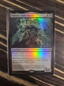 Venom Eddie Brock Foil Spiderman Mtg Magic The Gathering - Image 1