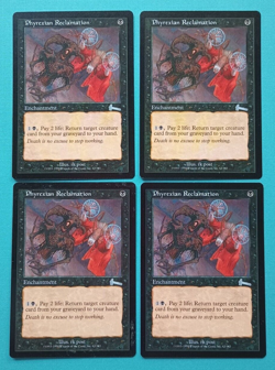 Magic the Gathering MTG Urza's Legacy PHYREXIAN RECLAMATION X 4 VLP/EX U 1999! - Image 2