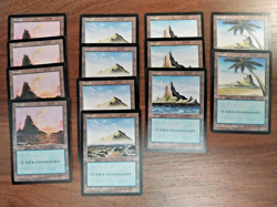 9x Island Basic Land - LP - Mirage - mtg SPARROW MAGIC - Image 1