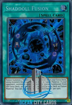 Yugioh Shaddoll Fusion SHVA-EN057 Secret Rare 1st Edition - Image 1