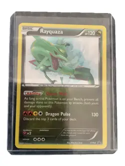 Pokemon TCG Rayquaza XY Black Star Promos XY64 Holo Promo LP - Image 1