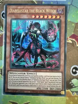 Diabellstar the Black Witch RA03-EN032 ULTRA RARE 1st Ed YuGiOh Mint - Image 1