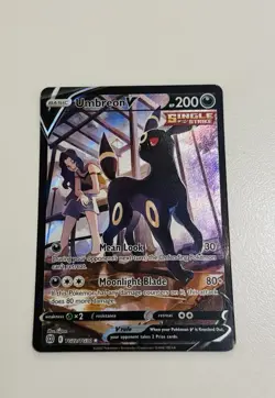 Umbreon V - TG22/TG30 Brilliant Stars Trainer Gallery Pokemon - NM-MT - Image 1