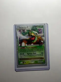 Pokemon TCG Torterra LV.X DP09 Black Star Promo - Image 1