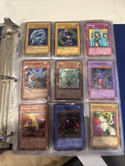 Yugioh Card Collection-Binder Lot- 1996 Vintage Many 1st Edition - 200+ - Image 1