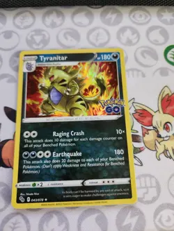 Tyranitar - 043/078 - Holo Rare Pokemon Go Singles - Image 1