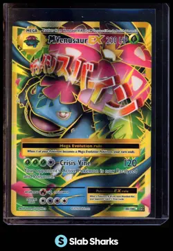 2016 POKEMON XY EVOLUTIONS #100/108 MEGA VENUSAUR ULTRA RARE - Image 1