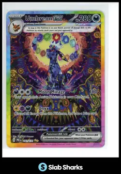 2025 POKEMON PRISMATIC EVOLUTIONS #161/131 UMBREON EX SPECIAL ILLUSTRATION RARE - Image 1