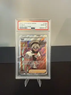 2020 Pokemon SWSH Vivid Voltage FA Bea 180/185 PSA Gem Mint 10 - Image 1