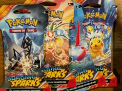 Pokemon TCG Sleeved Booster Pack lot x32 Factory Sealed Surging Destined Paradox - Image 3