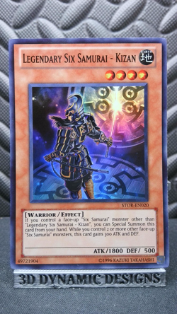 | Yugioh Legendary Six Samurai - Kizan STOR-EN020 Super Storm Ragnarok NM/M 🔥 | - Image 1
