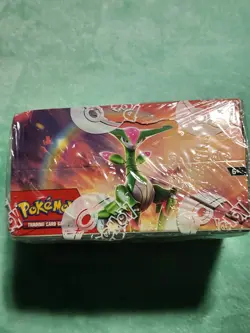 4 Pokemon Booster Boxes Masquerade,Obsidian, Darkness,Temporal Factory Sealed - Image 3
