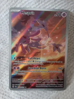Mesprit 204/191 Pokemon TCG SV Surging Sparks Illustration Rare Card NM - Image 1