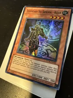 Yugioh Legendary Six Samurai - Kizan STOR-EN020 Super Rare - Image 2