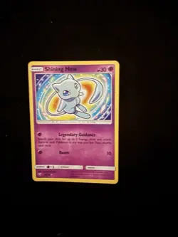 Pokemon TCG Shining Mew Holo Rare Card 40/73 Shining Legends Series - Image 1