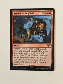 Assault on Osgiliath, Lord of the Rings: Tales of Middle-Earth, Magic MTG Card - Image 1