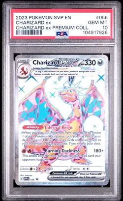 Charizard ex 056 Sv: Scarlet & Violet Promo Cards Holo PSA 10 - Image 1