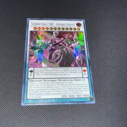 Yugioh TCG Supreme King Z-ARC - Synchro Universe Super Rare NM LEDE-EN100 - Image 1
