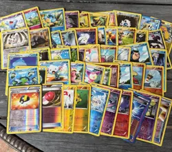 2011-2019 Black White XY Plasma Era Pokemon Reverse Holo Card Lot Of 50- LP Cond - Image 1