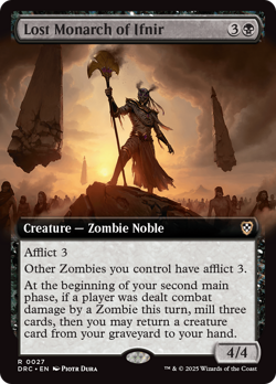 Lost Monarch of Ifnir (Extended Art) Aetherdrift Commander PLD CARD ABUGames - Image 1