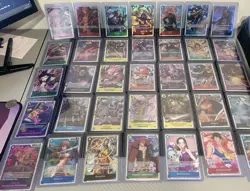 One Piece TCG SR Lot of 35 Super Rare Cards Mixed Sets NM - Image 1