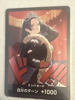 DON!! Card Boa Hancock (foil) Heroines Edition One Piece CCG Japanese - Image 1