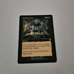 Magic The Gathering Diabolic Tutor Odyssey Regular Card MP MTG - Image 1