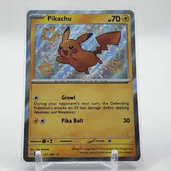 Pikachu - 131/091 - Baby Shiny - Paldean Fates - Pokemon Card - NM/M - Image 1