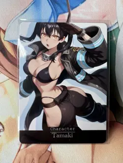 Tamaki Fire Force Goddess Story Waifu Anime Custom Card - Image 1