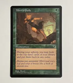1x Mirri's Guile MTG Card Tempest Rare Enchantment LP/MP (B) - Image 1