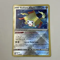 Radiant Jirachi 120/195 Sword & Shield - Silver Tempest - Holo NM - Pokemon Card - Image 1