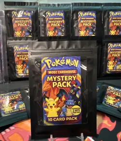 Pokemon TCG * Mystery Pack * Sealed Pack 10 Cards 2* Guaranteed Hits * - Image 1