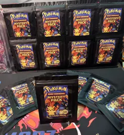 Pokemon TCG * Mystery Pack * Sealed Pack 10 Cards 2* Guaranteed Hits * - Image 2