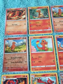 CHARMANDER & CHARMELEON BUNDLE OF POKEMON CARDS - Image 2