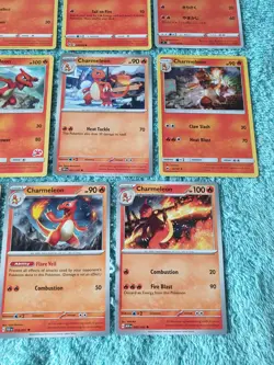 CHARMANDER & CHARMELEON BUNDLE OF POKEMON CARDS - Image 5