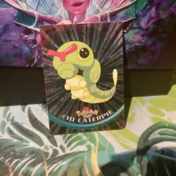 Pokemon Topps Trading Card #10 Caterpie Foil - Image 1