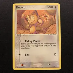 Meowth 77/113 NM -Vintage Pokemon Card- EX Delta Species (4) - Image 1