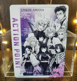 UNION ARENA Demon Slayer UE05BT KMY-02-AP01 Hashira Action Point Card Near Mint - Image 1