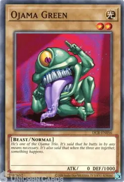 Yugioh! Ojama Green - DCR-EN056 - Dark Crisis -UNl. Ed - NM/M - Image 1