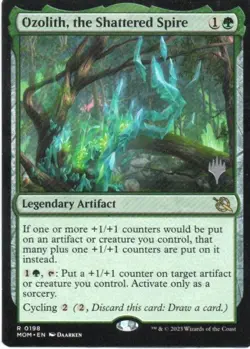 MTG: March of the Machine: Promo Pack Ozolith, the Shattered Spire: LP Condition - Image 1