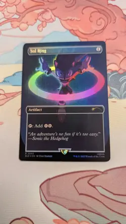 Sol Ring (2093) (Rainbow Foil) Sonic the Hedgehog - Secret Lair Drop Foil - Image 1