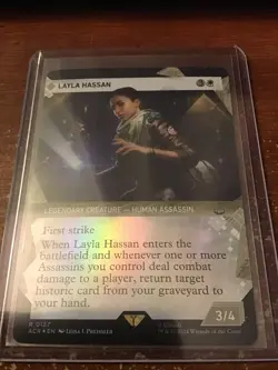 Layla Hassan (Showcase) Foil Assassin's Creed MTG Magic the Gathering - Image 1