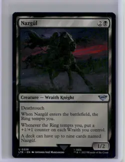 Near Mint or Better Nazgul (0338) #338 The Lord of the Rings W/Tracking - Image 1