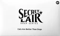 Magic the Gathering MTG Secret Lair Cats Are Better Than Dogs Non-Foil - New - Image 1