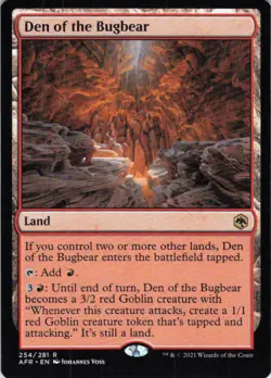 MTG Den of the Bugbear (254) | NM | Adv. Forgotten Realms {AFR} - Image 1