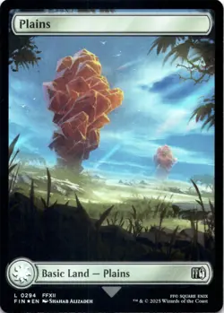 MTG Plains (0294) Foil NM FINAL FANTASY Magic 294 - Image 1
