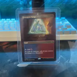 Magic the Gathering MTG 1x Riverpyre Verge Borderless Aetherdrift Pack Fresh NM - Image 1
