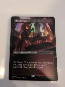 Blood Crypt (Borderless) Ravnica Remastered Foil NM!!! - Image 1
