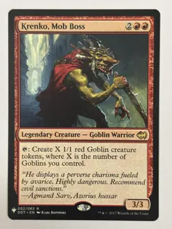 MTG Krenko, Mob Boss - The List Reprints - Rare - Magic the Gathering - Image 1